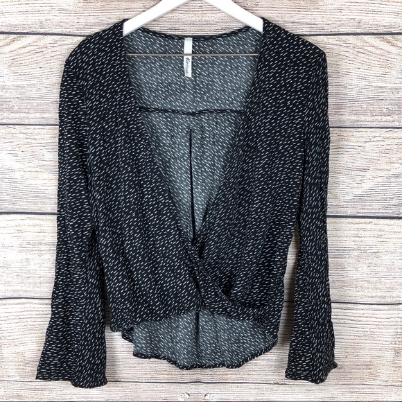 kirious Tops - Kirious | Spotted Bell Sleeves Blouse